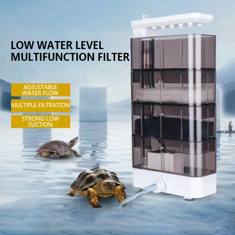 Aquael Filter Fzn - 3-in-1 Acquario Silenzioso Pesce Tartaruga Serbatoio