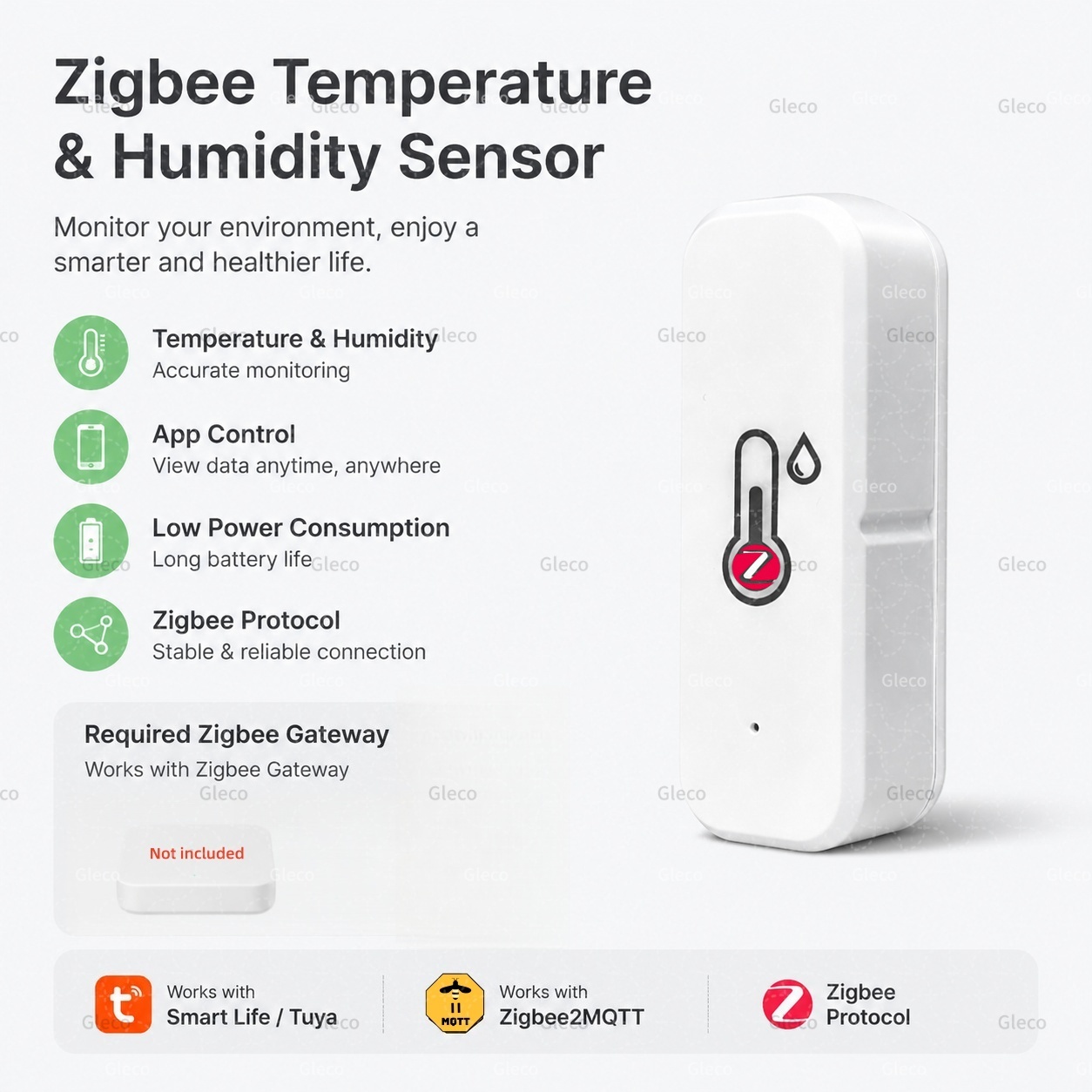 Digital Hygrometer Probe - Sensore di temperatura e umidità Tuya
