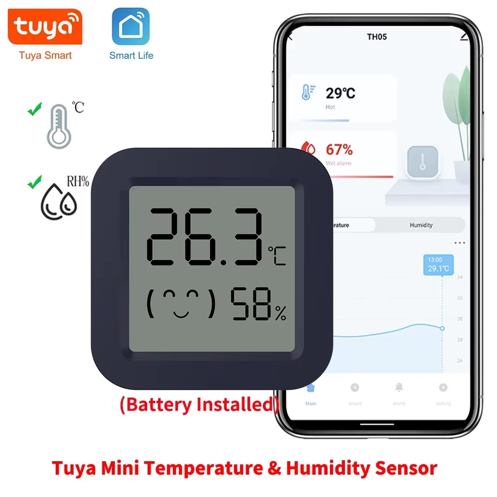 Digital Hygrometer Probe - Sensore di Temperatura e Umidità BT