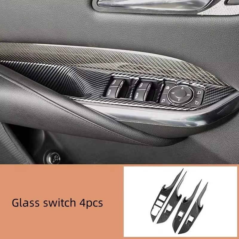Glass Door Hinge - Accessori interni in ABS effetto carbonio