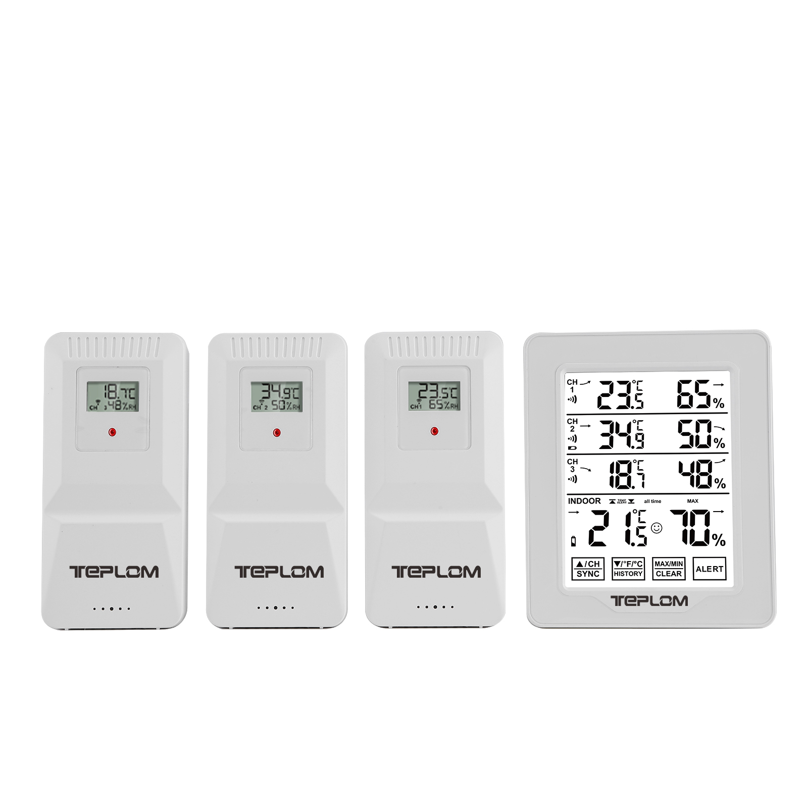 Digital Hygrometer Probe - Termometro Igrometro Digitale Wireless 3-in-1 per