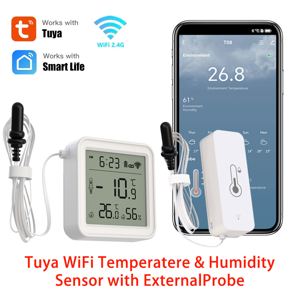 Digital Hygrometer Probe - Sensore di Temperatura e Umidità WiFi